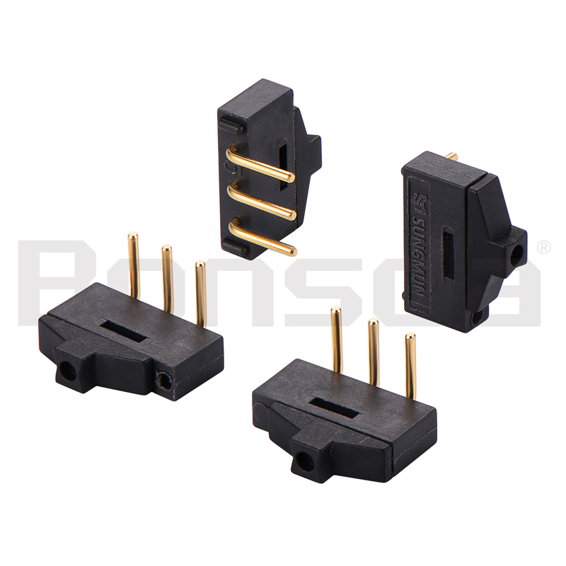 SUNGMUN SSIL-10H-0K 加高型直角滑动开关 | SPDT两档 | THT插件 | 工业级高可靠性