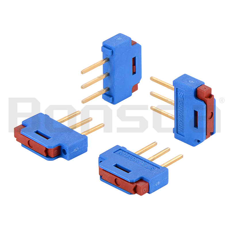 SUNGMUN NSI-20 滑动开关 | THT插件式 | SPDT两档正向操作